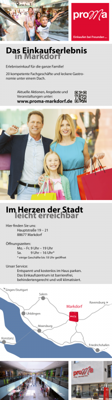 Travelguide Proma City Shopping Markdorf